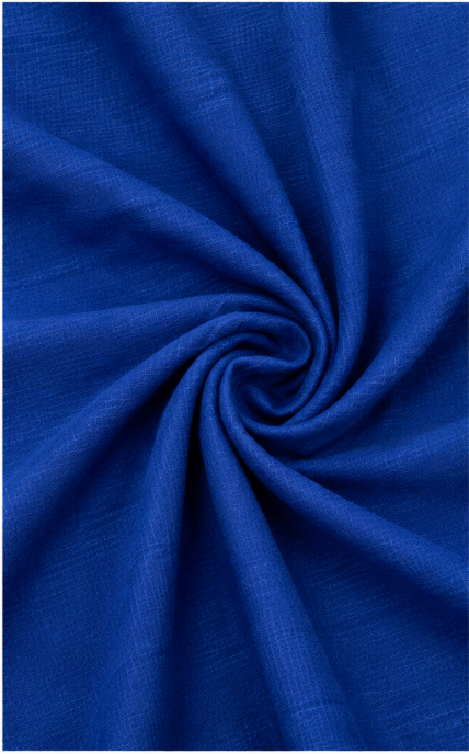 Cobalt Blue Khadi Fabric